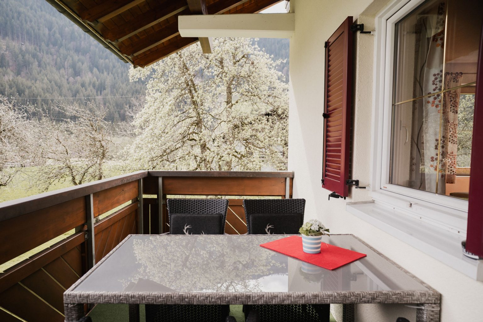 Balkon von Ferienhaus Michaela Montafon