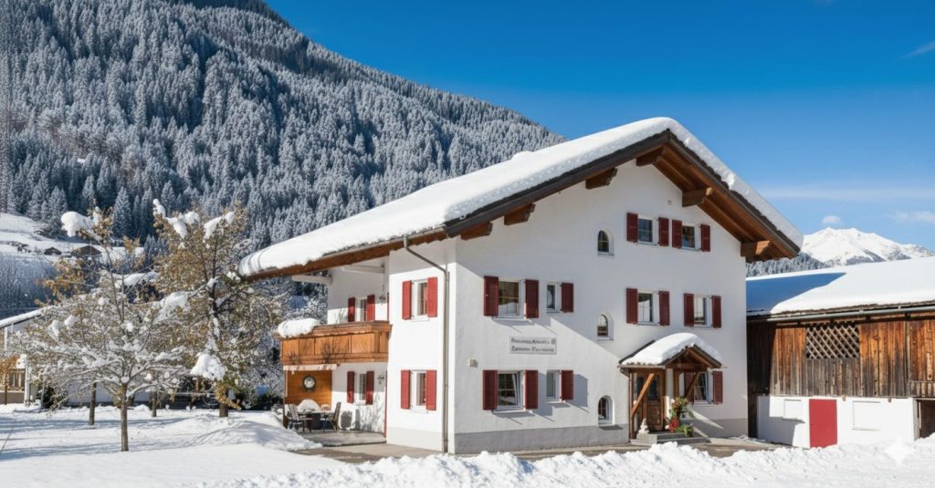 Ferienhaus Michaela Montafon, Urlaub im Montafon, Skiurlaub Vorarlberg, Winteraufnahme Ferienhaus Michaela