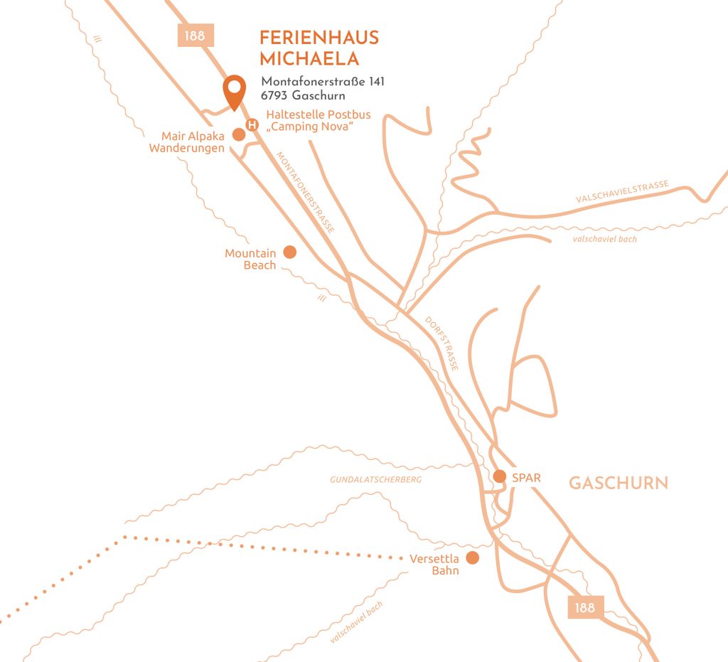 ferienhaus michaela lage, ferienhaus michaela ortsplan, wo ist das ferienhaus michaela
